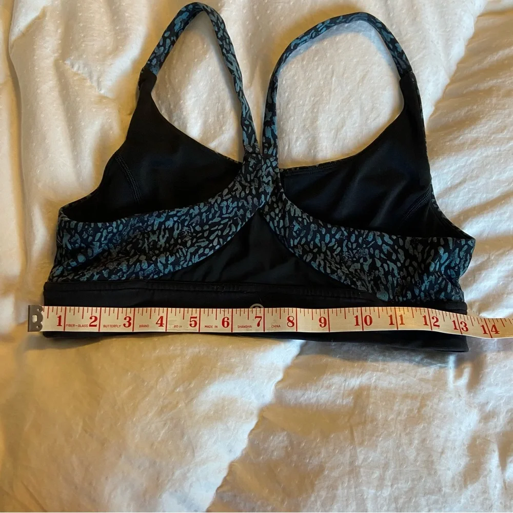 Lululemon Train Times Bra Illuminate Multi Black/Black 8 - Picture 3 of 5